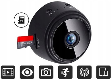 Мини-беспроводная WIFI-камера Full HD 1080P с обнаружением движения, поддержка SD-карт