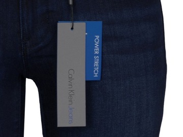 CALVIN KLEIN JEANS spodnie damskie, granatowe, 29/32