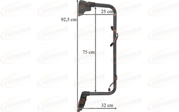 MAN TGL TGM TGA КРОНШТЕЙН ЗЕРКАЛА ЛЕВЫЙ