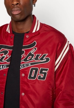 FUBU KURTKA MĘSKA BOMBERKA SATIN COLLEGE JACKET M