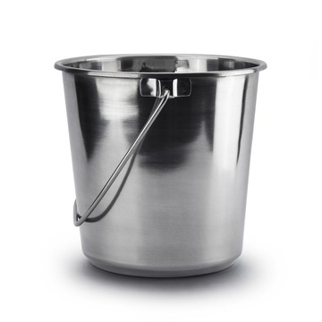 WIADRO ZE STALI NIERDZEWNEJ stalowe SILVER 9l