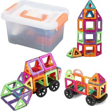 НАБОР БОЛЬШИХ МАГНИТНЫХ ПЛИТОК 105 EL МАГНИТНАЯ ПЛИТКА MONTESSORI