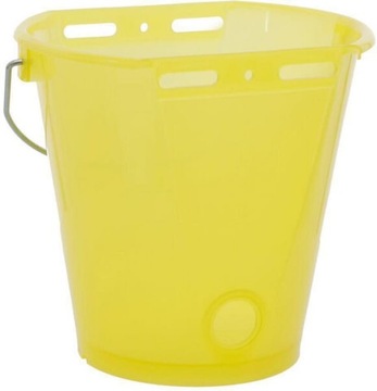 Wiadro do karmienia, żółte przezroczyste, 8 l 14267