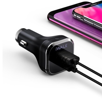 Автомобильное зарядное устройство iWALK Scorpion PD QC3.0 42 Вт