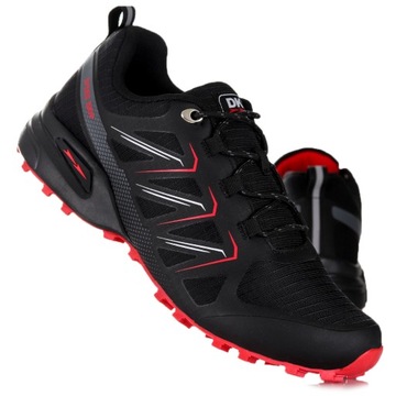 Buty męskie trekkingowe DK Locco VB16763 BLACK/RED