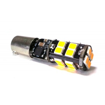 Светодиодная лампа HY21W BAW9S 12V CANBUS оранжевая