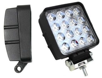 LAMPA ROBOCZA LEDOWA 16 LED HOMOL CE 12V 24V MOCNA