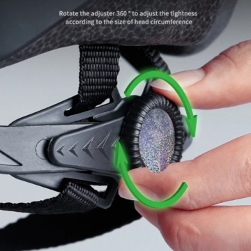 ВЕЛОСИПЕДНЫЙ ШЛЕМ Регулируемый M L XL для мужского и женского велосипеда со СТЕКЛО + СВЕТОДИОДНАЯ ЛАМПА