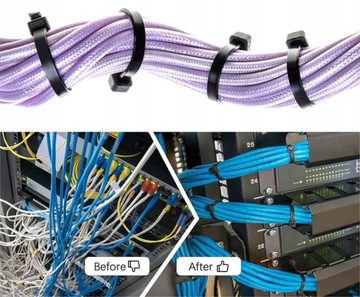 ПРОЧНЫЕ КАБЕЛЬНЫЕ Стяжки ЧЕРНЫЕ КАБЕЛЬНЫЕ Стяжки ЛЕНТА 7,0х400 25шт.
