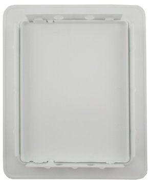 БЕЛАЯ МЕТАЛЛИЧЕСКАЯ ПРОВЕРЬТЕ ДВЕРЬ 20 X 30 КРЫШКА ЗАЩЕЛКИ 200x300