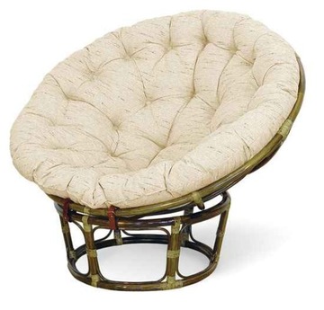 poduszka fotel papasan rattan 130 cm WODOODPORNY