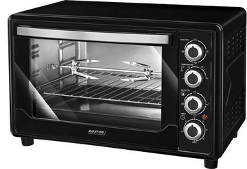 Мини-духовка электрическая MPM MPE-07/T 45л 2000Вт С ПРИНУДИТЕЛЬНЫМ ВОЗДУХОМ Черный