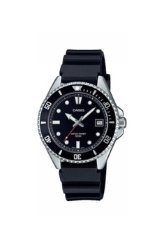 Czarny zegarek męski Casio Standard Sport ze wskazówkami MDV-10-1A1VEF