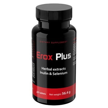 EROX PLUS - SILNY ŚRODEK NA POPRAWĘ POTENCJI, EREKCJI I LIDIBO 30kaps.