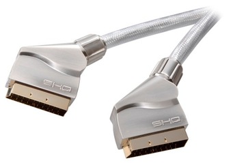 Kabel / Przewód Euro Scart 3m Gold 24K 100%OFC Vivanco seria SHQ Sklep W-wa