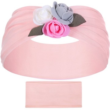 SZEROKA OPASKA DZIECIĘCA TURBAN R.36/46