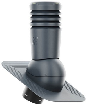 ВЕНТИЛЯЦИОННЫЙ ДЫМОХОД 125 мм для черепицы ECOLINE