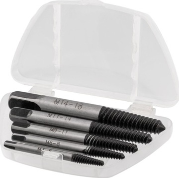 Экстракторы для сломанных винтов, набор из 5 шт.