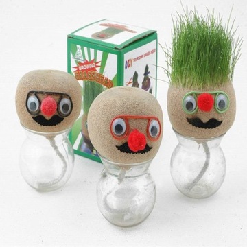 РАЗВИВАЮЩИЕ ИГРУШКИ КУКЛЫ С ТРАВЯНОЙ ГОЛОВКОЙ