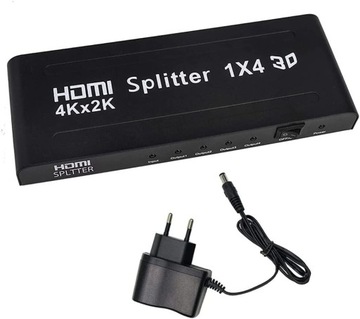 Разветвитель HDMI 1 x 4 4K 2K 3D FullHD HDCP 2.2 Разветвитель 1 x 4
