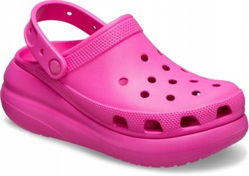 crocs damskie chodaki na platformie classic crush lekkie wysokie 41-42 W10