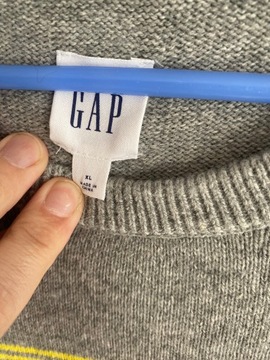 sweter GAP rozm XL/XXL*klatka 130*wełna merino