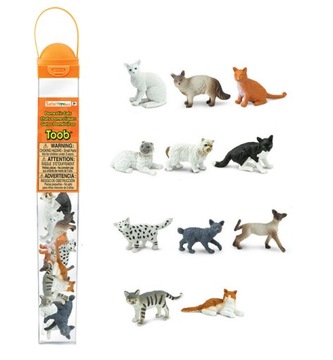 SAFARI LTD Zestaw figurek KOTY DOMOWE kotek