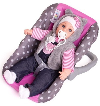 Комплект куклы: КРОВАТЬ С ПОСТЕЛЬНЫМИ ПРИНАДЛЕЖНЯМИ + ПЕРЕНЗИНКА ДЛЯ СТУЛА Дорис