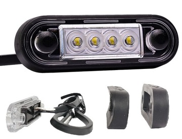 КРАСНЫЙ СВЕТОДИОДНЫЙ ГАБАРИТНЫЙ ФОНАРЬ 4 ДИОДА