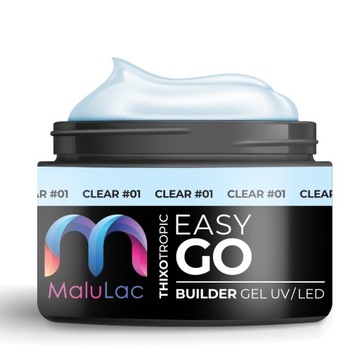 Набор для сборки геля CLEAR, 45 г, клей для кончиков ногтей MaluLac