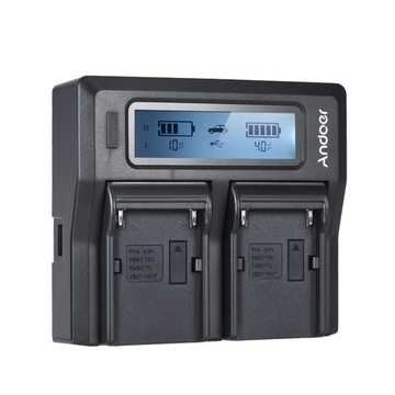 Andoer NP-F970 Dual Channel Digital Camera