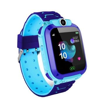 УМНЫЕ ЧАСЫ ДЛЯ ДЕТЕЙ SMARTWATCH LBS IP67 ТЕЛЕФОН SOS СИНИЙ