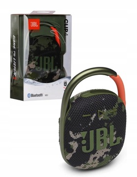 PRZENOŚNY GŁOŚNIK JBL CLIP 4 / ZIELONY MORO / BLUETOOTH / WODOODPORNY