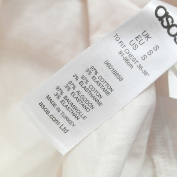 ASOS _ ELEGANCKA RÓŻOWA KOSZULA Z LOGO _ S/M