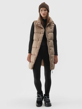 4F ЖЕНСКИЙ ДЛИННЫЙ ПУХОВЫЙ ЖИЛЕТ