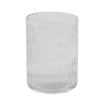 KUBEK łazienkowy LEA szklany przezroczysty 330ml