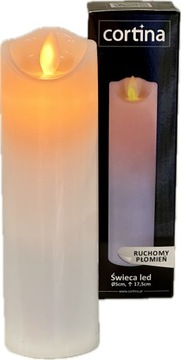 Świeca LED 17,5 cm / 5 cm Cortina ruchomy płomień