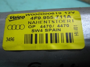 AUDI A6 C6 07R MOTOREK STĚRAČE ZADNÍ 4F9955711A 4 PIN