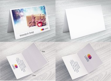 Рождественские открытки для предприятий PŁ + конверт