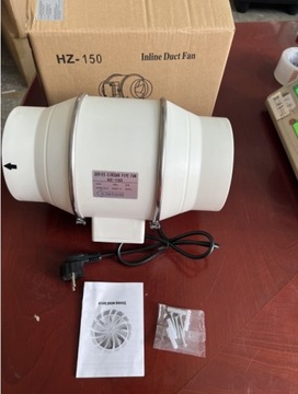 Wentylator wyciągowy kanałowy 150 mm do łazienki kuchni Mocny 45W 310 m3h