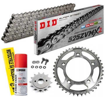 ZESTAW NAPĘD-OWY DID ZVMX JT HONDA CB 600 F HORNET 07-13 CBR 600 F 11-14