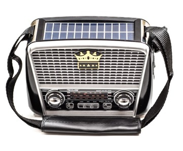 РЕТРО СОЛНЕЧНЫЙ РАДИО СОЛНЕЧНЫЙ СВЕТОДИОДНЫЙ ФОНАРИК USB ДИНАМИК