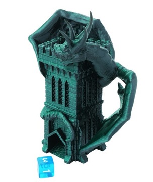 Дракон на башне - маленькая башня для игры в кости - Fates End Wyvern Tiny Towers Dice Tower