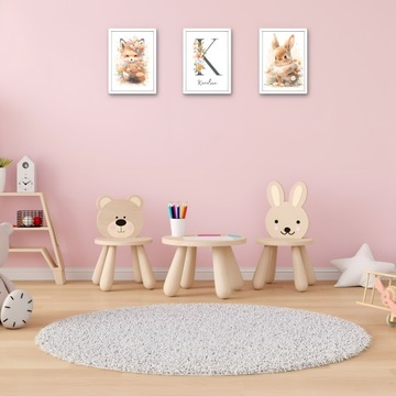 КАРТИНЫ ДЛЯ ДЕТСКОЙ КОМНАТЫ УКРАШЕНИЯ НАБОР ОРНАМЕНТОВ ПОСТЕРЫ 3 x А4