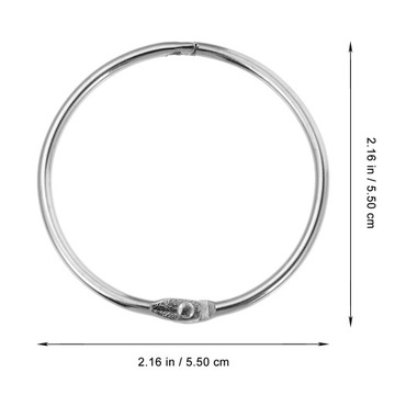 КРЮКИ-КОЛЬЦА ДЛЯ ПОДВЕСКИ ШТОР ИЗ НЕРЖАВЕЮЩЕЙ СТАЛИ