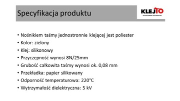 Taśma maskująca wysokotemperaturowa 220C 22/66m