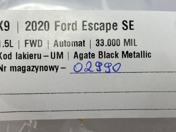 LAMPA POLSTROVÁNÍ OSVĚTLENÍ INTERIÉR KABINY FORD ESPACE 2020+ KUGA MK3 USA