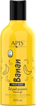 Apis Fruit Shot Żel pod Prysznic Nawilżający Wygładzający Odprężający Banan