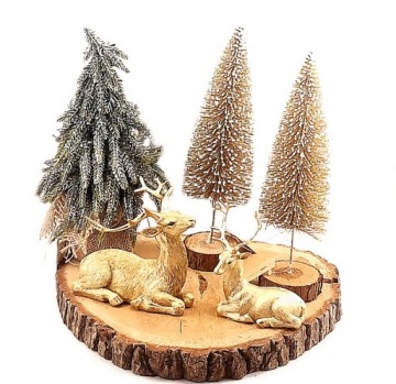 ДЕКОРАТИВНАЯ МАЛЕНЬКАЯ РОЖДЕСТВЕНСКАЯ ЕЛКА С ПОДСВЕТКОЙ/ДЕКРЕ