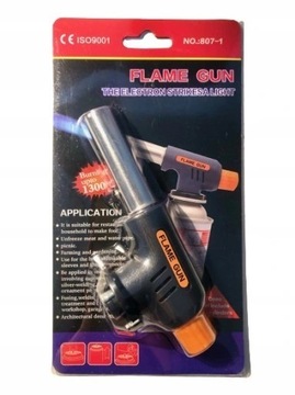 ГАЗОВАЯ ГОРЕЛКА С АВТОЗАЖИГАНИЕМ ЛУЛАМПА ДЛЯ ГАЗОВЫХ КАРТРИДЖЕЙ ОРАНЖЕВЫЙ + 4 газа